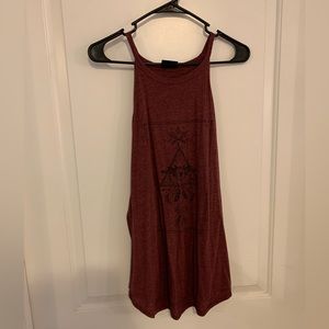 T-Bar shirt -maroon